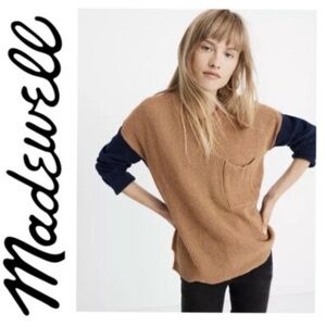 Madewell Thompson Pocket Pullover Sweater - XL Women’s